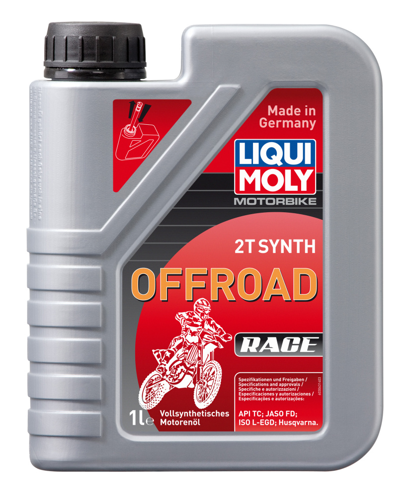 3063 Liqui Moly Синт. мот. масло д/2-т двиг. Motorbike 2T Synth Offroad Race (1л)
