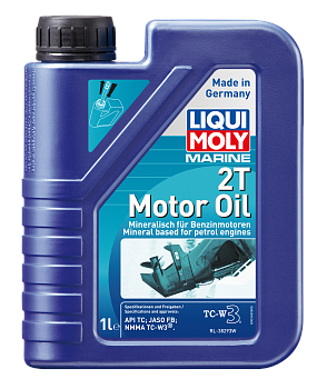25019 LiquiMoly Мин.  мот. масло д/водн. техн. Marine 2T Motor Oil (1л)