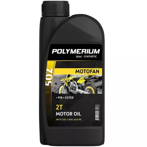 Полусинтетическое моторное масло POLYMERIUM MOTOFAN 502 2T 1L