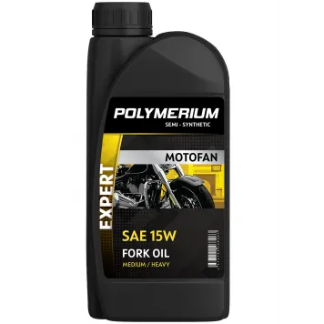 Масло для вилок и амортизаторов POLYMERIUM MOTOFAN FORK OIL EXPERT MEDIUM/HEAVY 15W 1L