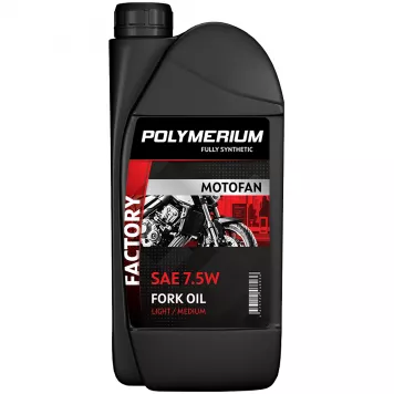 Моторное масло POLYMERIUM MOTOFAN FORK OIL FACTORY MEDIUM 7,5W 1L