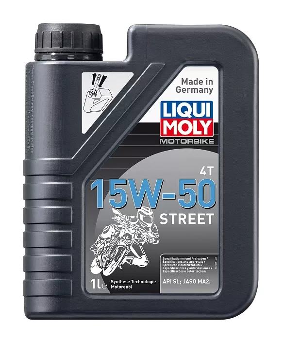 2555 LiquiMoly HC-синт.мот.масло д/4-т мотоц. Racing 4T 15W-50SL; MA-2(1л.)