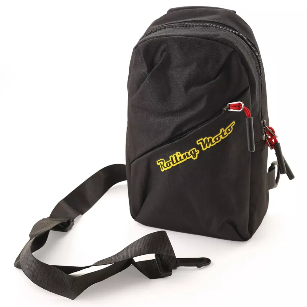 020385-803-1740 Сумка через плечо черная Rolling Moto .