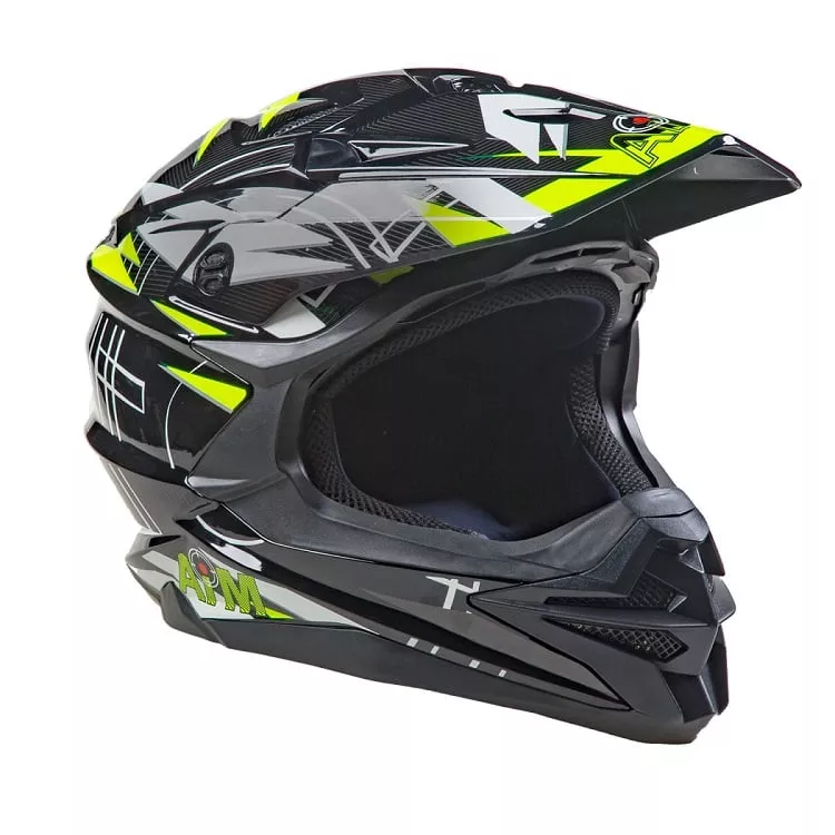 Шлем AiM JK803S Yellow/Black, XXL