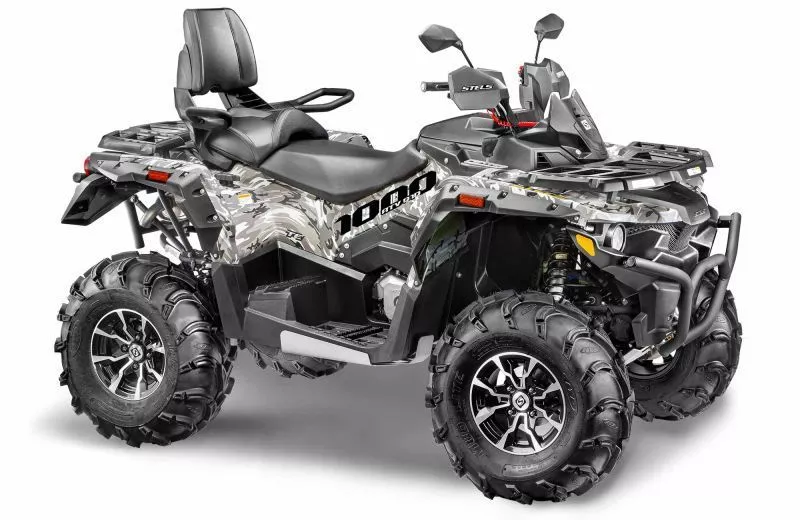 картинка Квадроцикл STELS ATV010 (TE) ГЕПАРД 2.0 K01 EPS GN от мотосалона Мото-Тайм