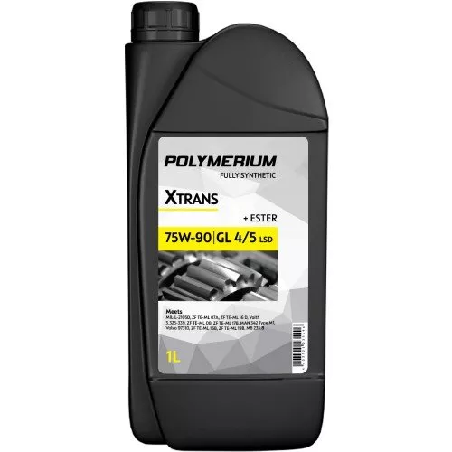 Трансмиссионное масло POLYMERIUM XTRANS 75W-90 GL 4/5 Fully synthetic 20L