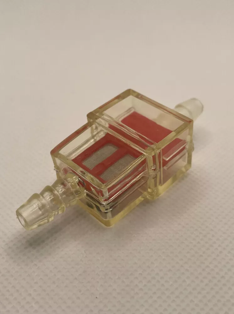 Фильтр топливный квадратный цветной (с сеточкой) с магнитом