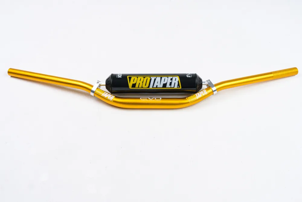 Руль алюминиевый 1-1/8 (28,6 мм)  ProTaper c перемычкой ц. Золотой