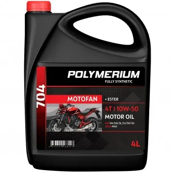 Масло POLYMERIUM MOTOFAN 704 10W-50 4T 4L