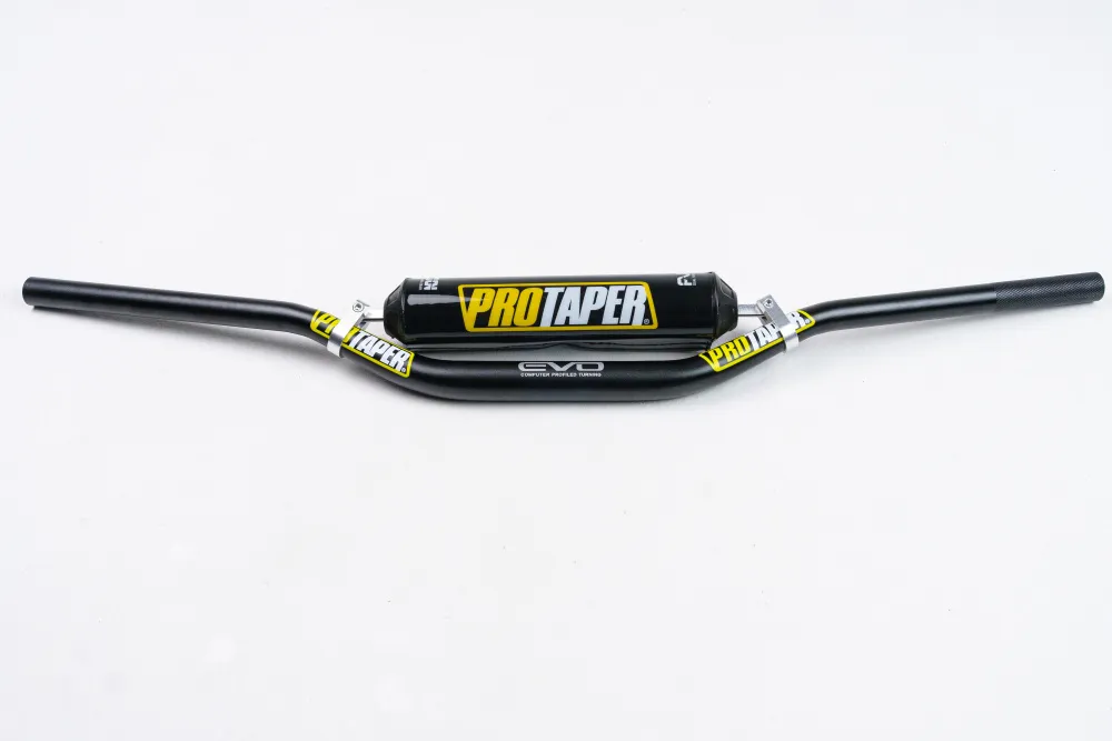 Руль алюминиевый 1-1/8 (28,6 мм)  ProTaper c перемычкой ц. Черный