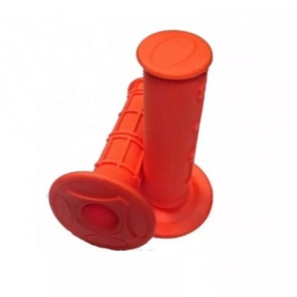 1560330-121-7587 Грипсы NIBBI MX Waffle TPE, ц. оранжевые