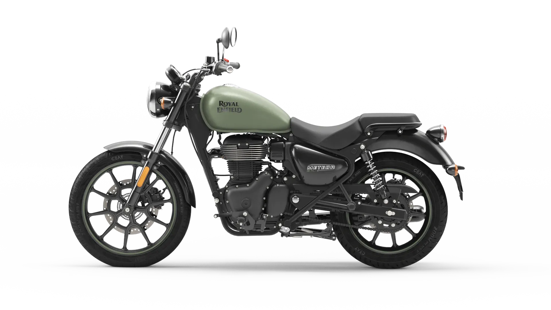 Мотоцикл Royal Enfield Meteor 350 Fireball Matt Green от мотосалона Мото-Тайм