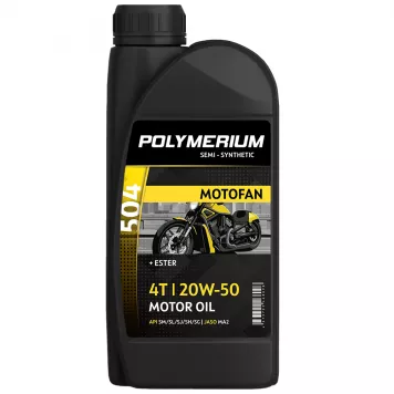 Масло POLYMERIUM MOTOFAN 504 20W-50 4T 1L