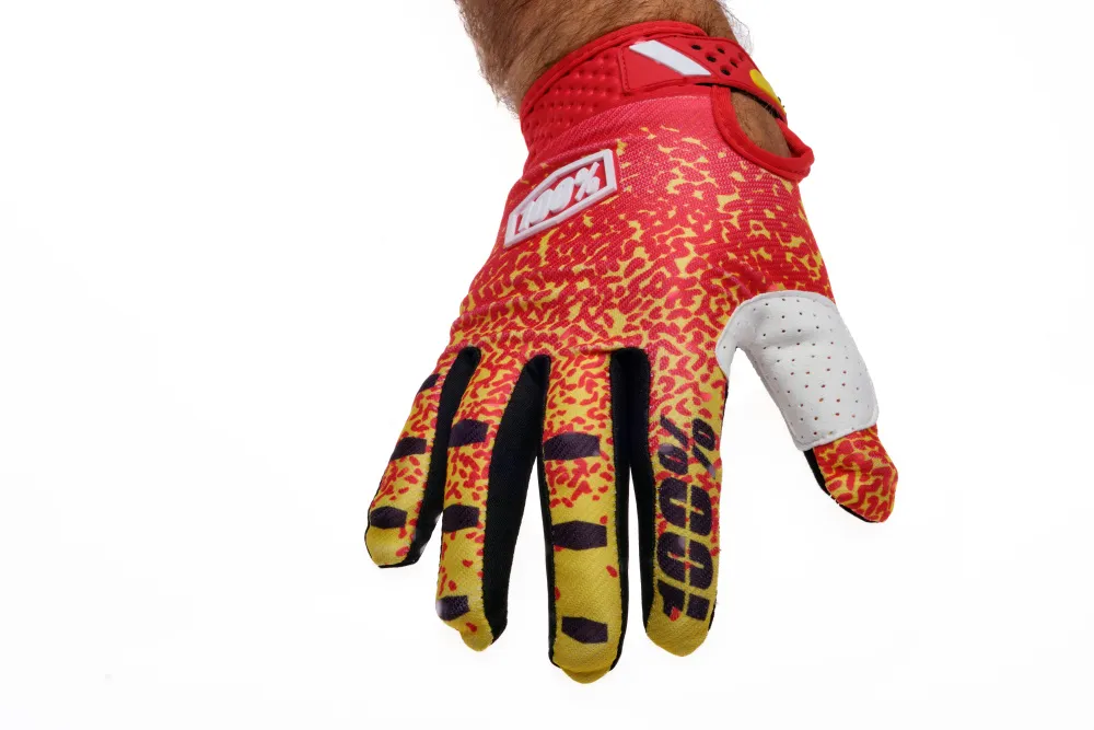 Перчатки 100% MX Airmatic размер XL (ц. Красный/Желтый)