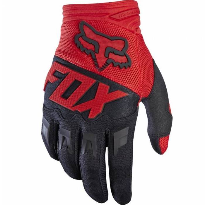 Мотоперчатки текстильные Fox Dirtpaw Race (p-p М) красно-черные