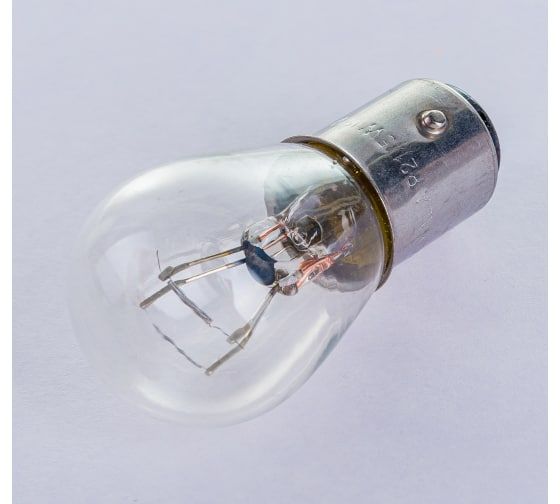 Лампа 12V21/5W габарит/стоп (с цоколем)