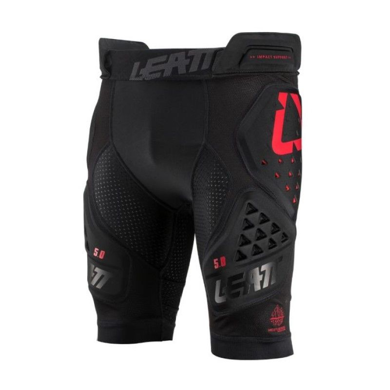 Защитные шорты (р-р L), ц. Черный/Красный 3DF 5.0 Impact Shorts 2021
