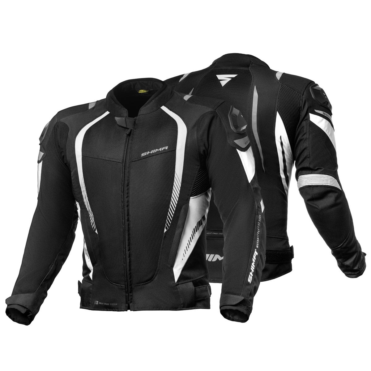 Куртка SHIMA MESH PRO p-p XL черно/белая