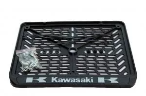 Рамка под номер кавасаки черная (арт. K067-8500-BKNS)