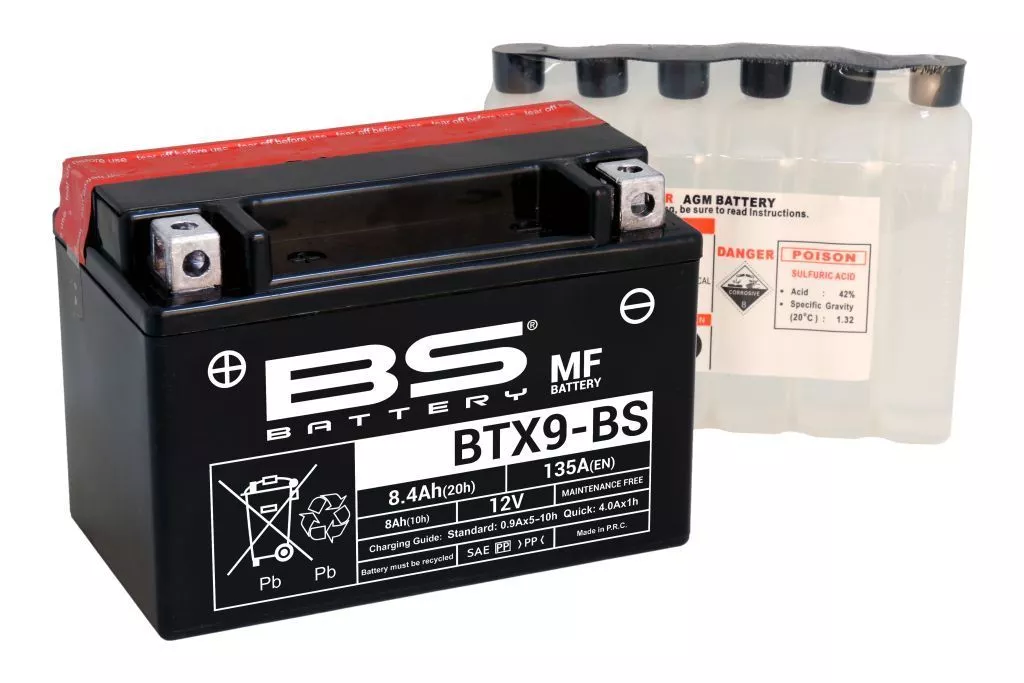 АКБ BS BATTERY BTX9-BS/YTX9-BS